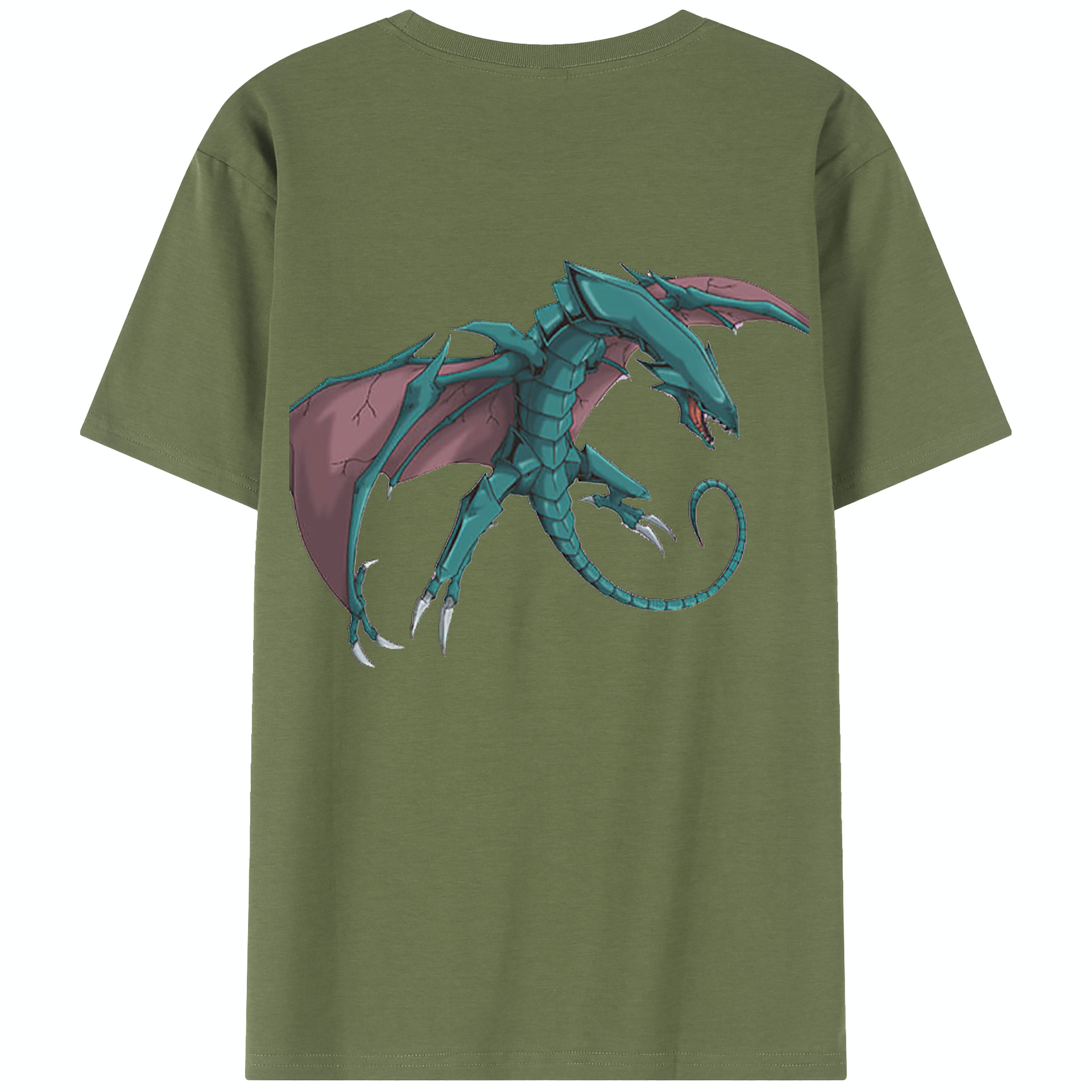 （画像用） 遊☆戯☆王 Yu-Gi-Oh! 綿100％半袖Tシャツ（背面プリント）